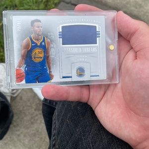 Stephen Curry Treasure Threads Jersey Card